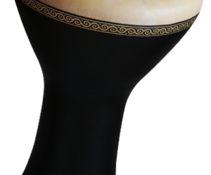 Дарбука кремическая, сомбати 9' Дарбука кремическая, сомбати 9'