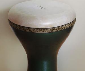 Дарбука кремическая, сомбати 9' Дарбука кремическая, сомбати 9'